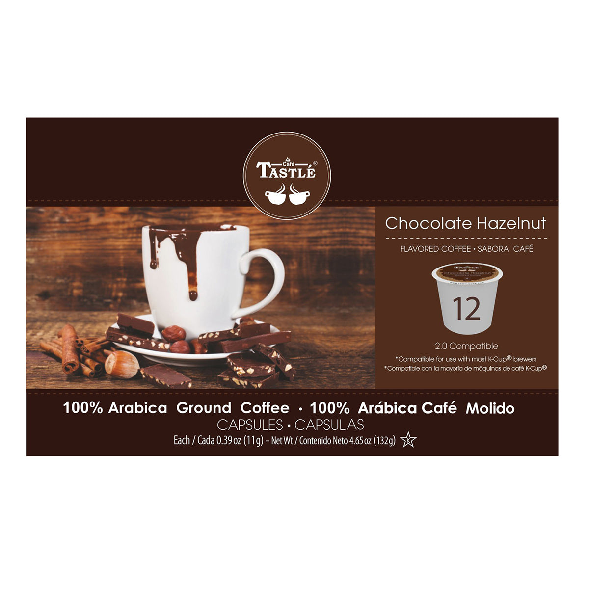 Chocolate Hazelnut Single Serve Cups – Tastlé Coffee
