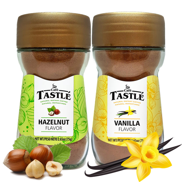 Hazelnut and Vanilla Flavored Instant Coffee Variety Pack