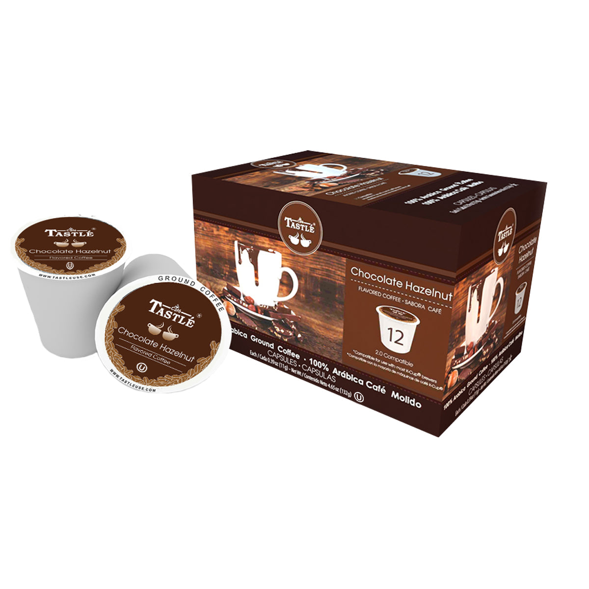 Chocolate Hazelnut Single Serve Cups – Tastlé Coffee