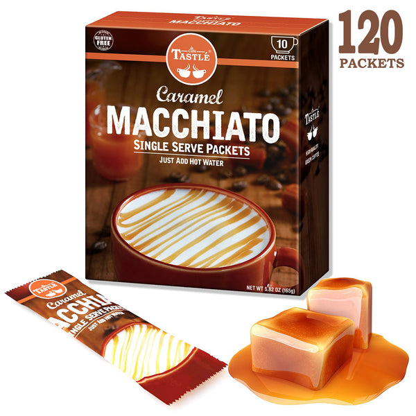 Instant Caramel Macchiato Single Serve Packets