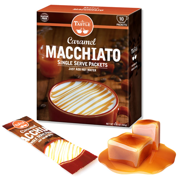 Instant Caramel Macchiato Single Serve Packets