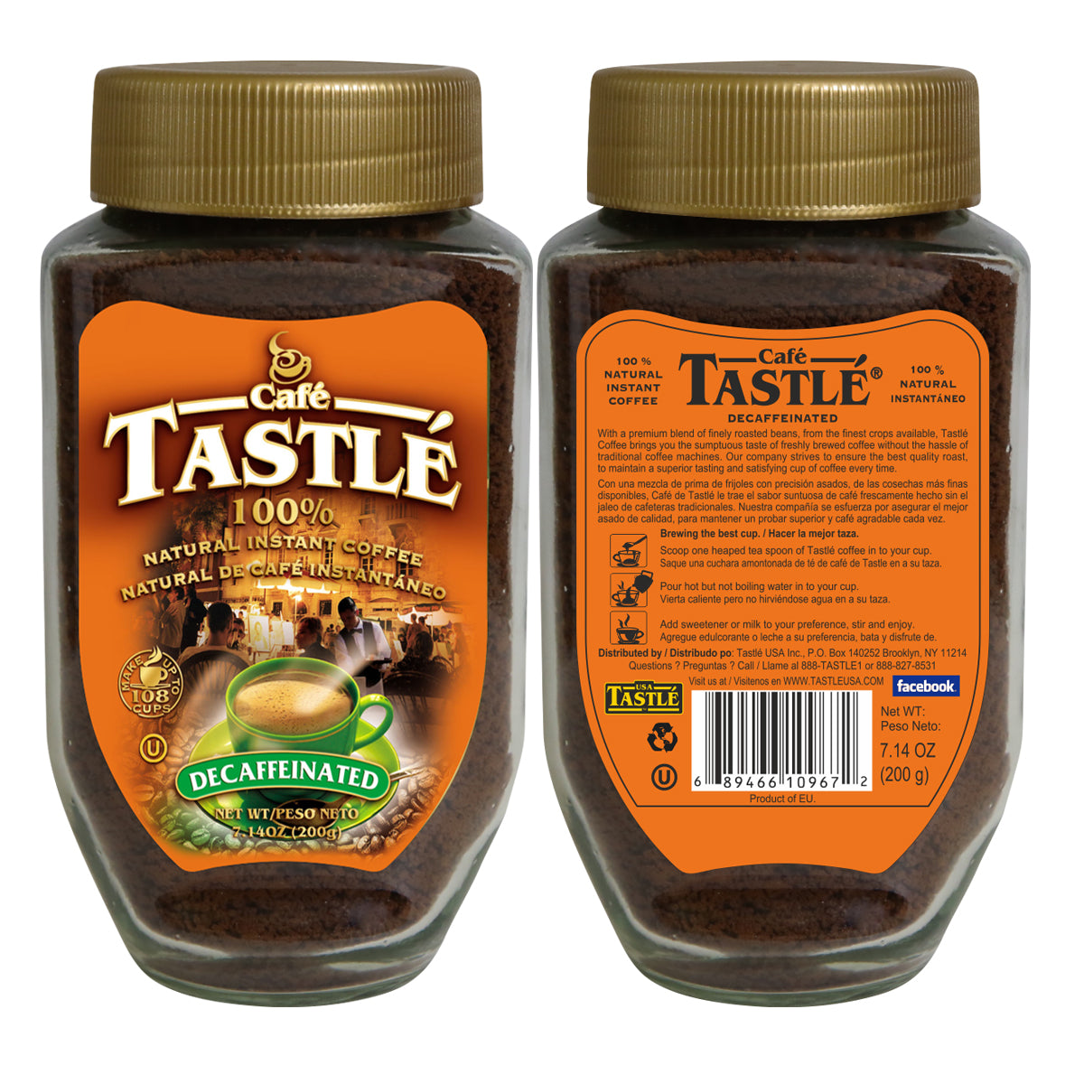 Original Decaffeinated Instant Coffee – Tastlé Coffee